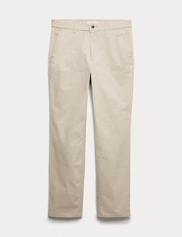 Regular Fit Stretch Chinos - IT