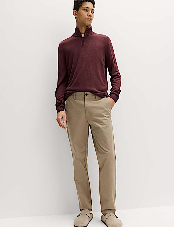 Regular Fit Stretch Chinos - FR