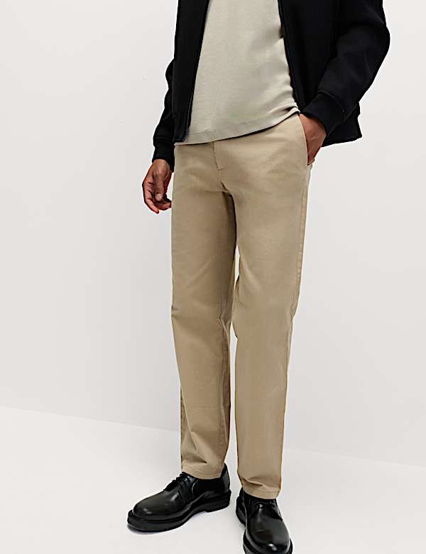 Regular Fit Stretch Chinos