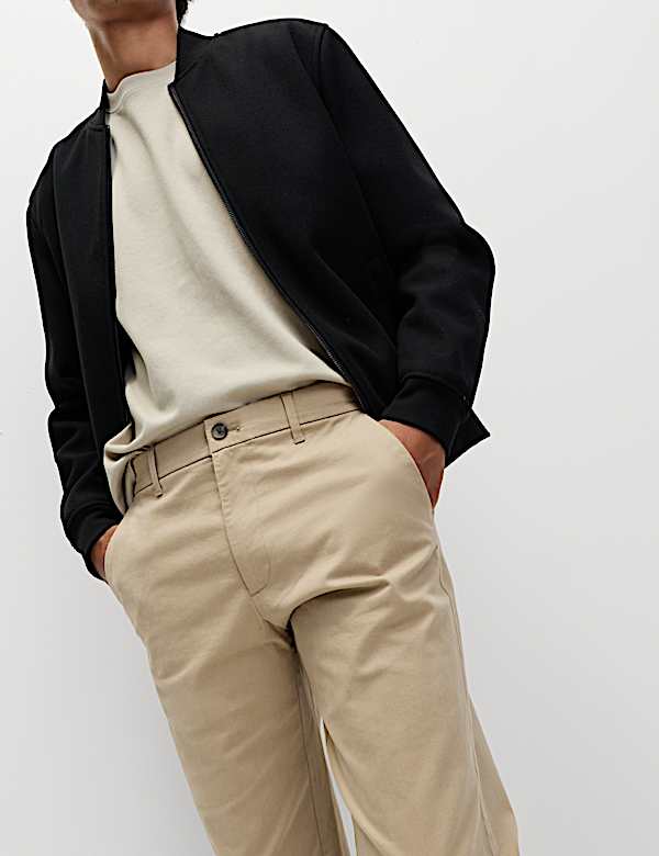 Regular Fit Stretch Chinos