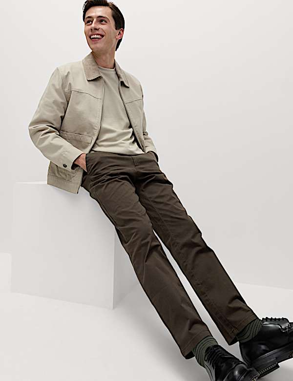 Regular Fit Stretch Chinos