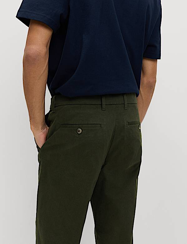 Regular Fit Stretch Chinos