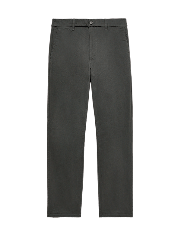 Regular Fit Half Elasticated Waist Chinos