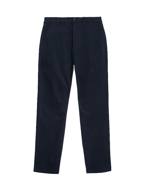 Regular Fit Elasticated Waist Chinos