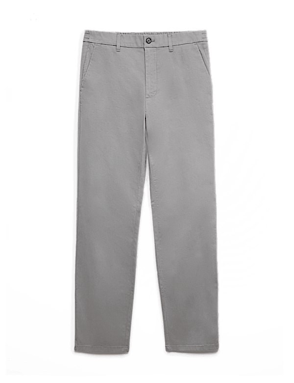 Regular Fit Half Elasticated Waist Chinos