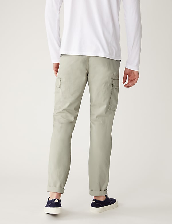Tapered Fit Lightweight Cargo Trousers