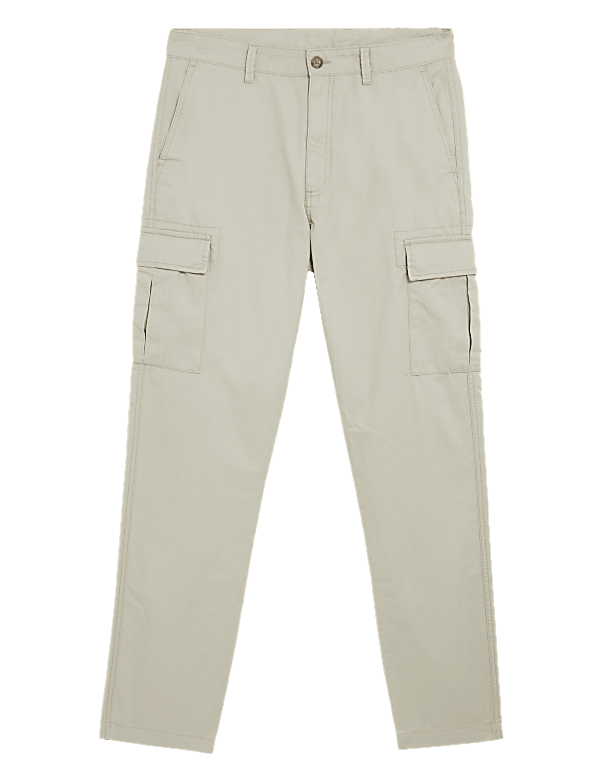Tapered Fit Lightweight Cargo Trousers