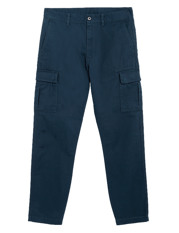 Tapered Fit Lightweight Cargo Trousers