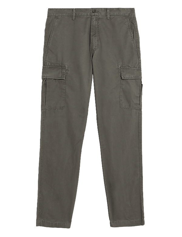 Tapered Fit Lightweight Cargo Trousers