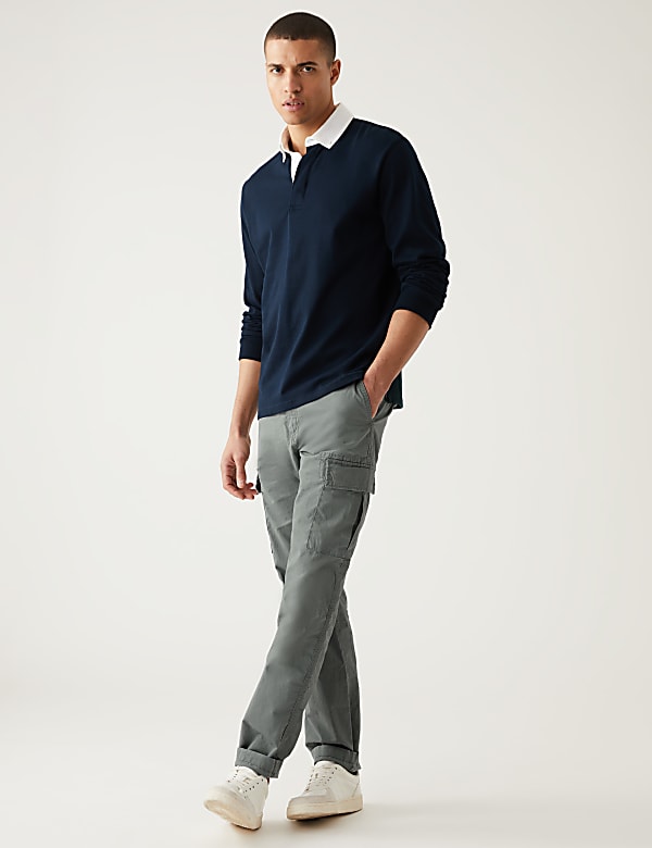 Tapered Fit Lightweight Cargo Trousers