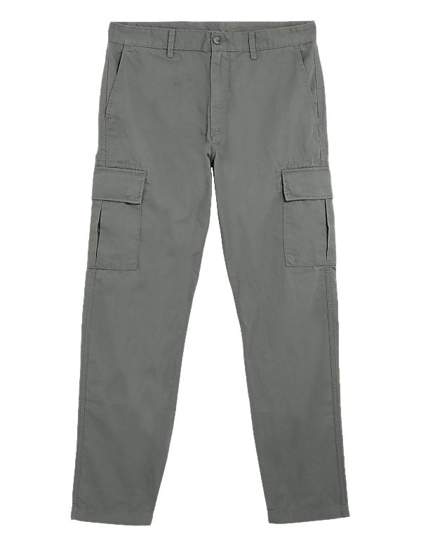 Tapered Fit Lightweight Cargo Trousers