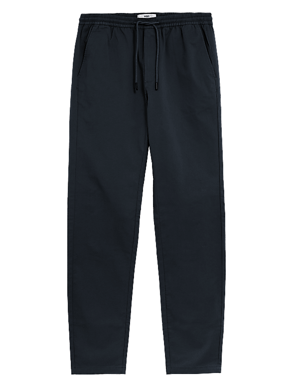 Tapered Fit Elasticated Waist Trousers