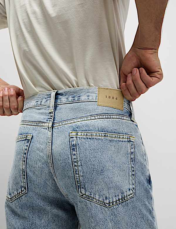 Authentic Relaxed Straight Fit Denim Shorts - RS