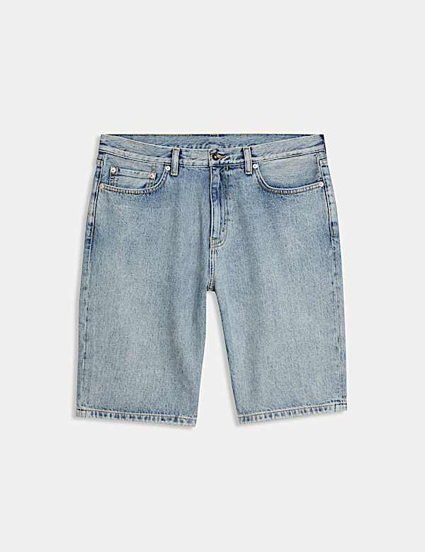 Authentic Relaxed Straight Fit Denim Shorts - RS