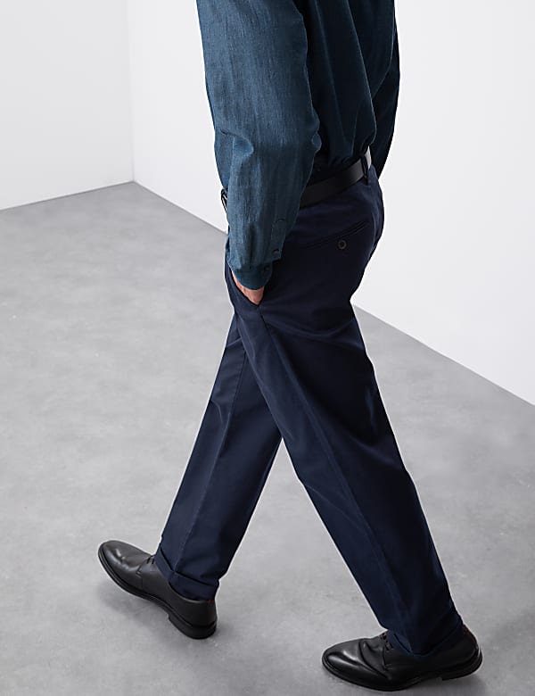 Tapered Fit Twin Pleat Chinos - JE