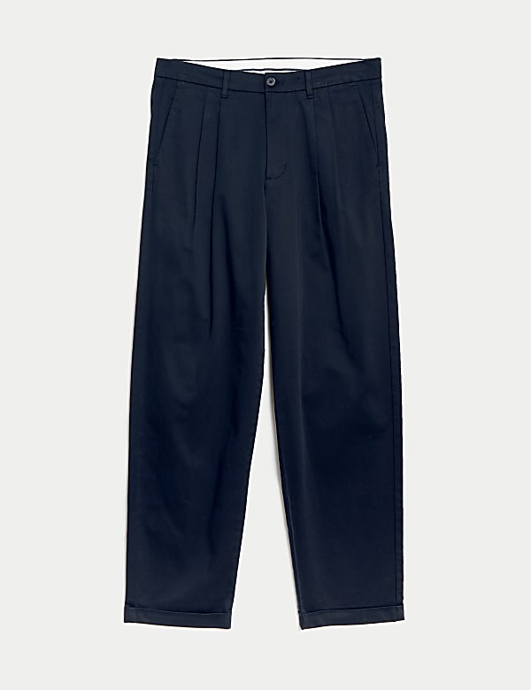 Tapered Fit Twin Pleat Chinos - JE