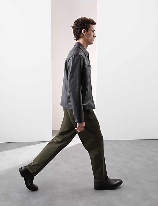 Tapered Fit Twin Pleat Chinos