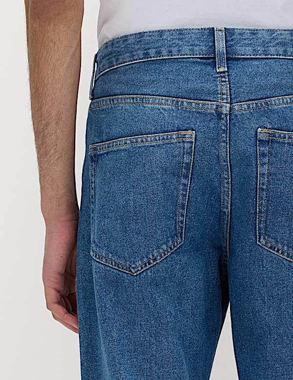 Jeans straight 100% algod&oacute;n - US