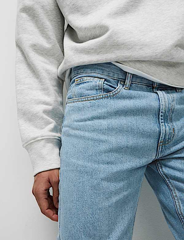 Jean coupe droite 100 % coton - FR