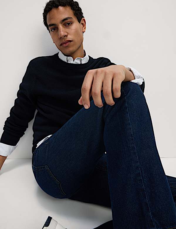 Jean coupe droite 100 % coton - FR