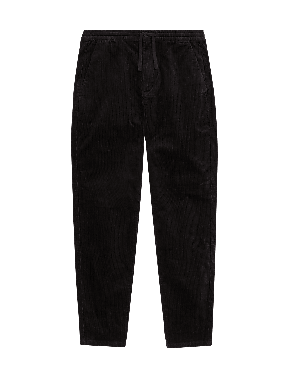 Tapered Fit Elasticated Waist Corduroy Trousers