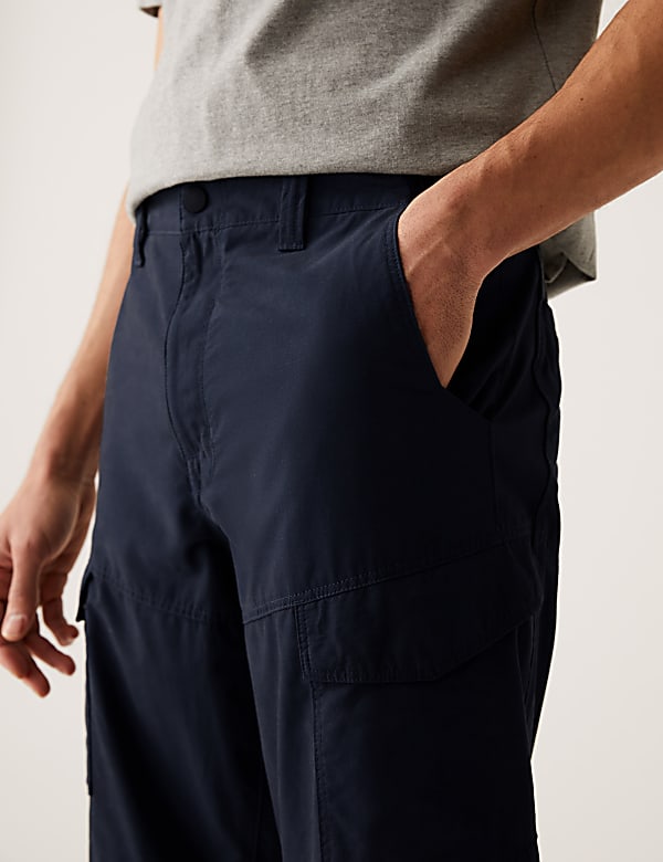 Regular Fit Zip Off Trekking Cargo Trousers