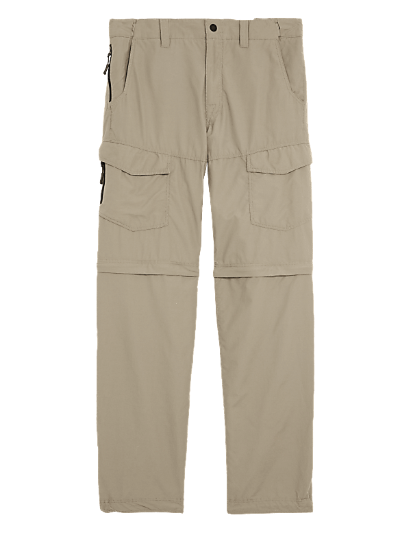 Regular Fit Zip Off Trekking Cargo Trousers
