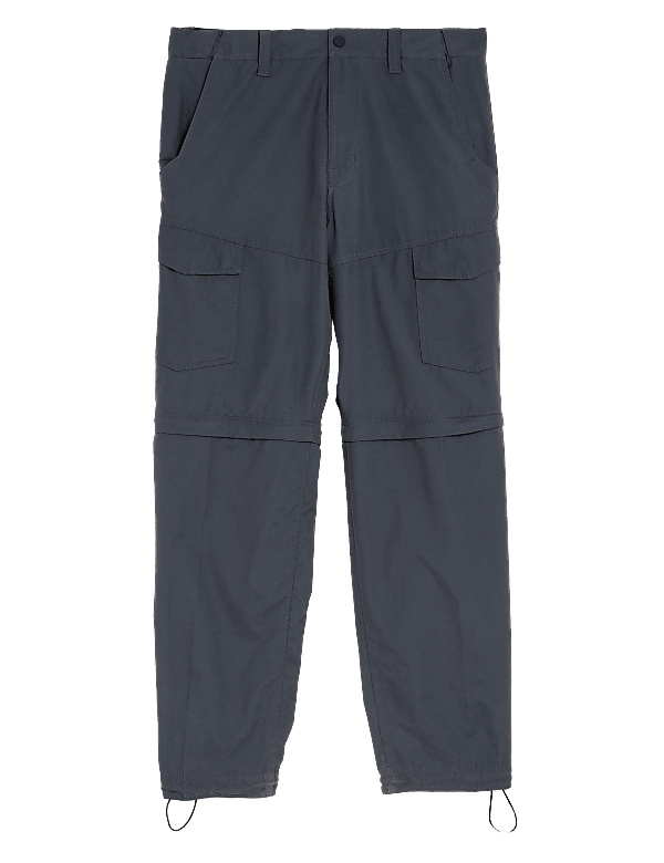 Regular Fit Zip Off Trekking Cargo Trousers