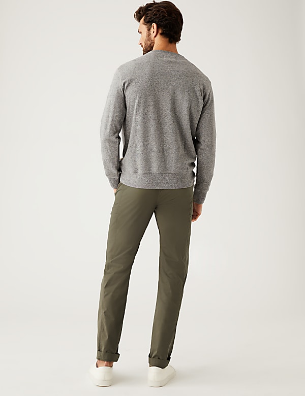 Slim Fit Belted Trekking Trousers