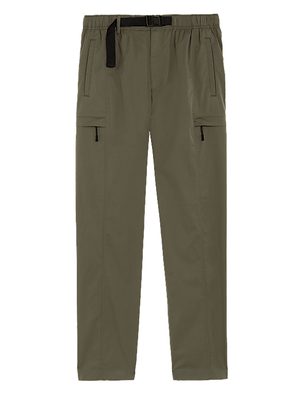 Slim Fit Belted Trekking Trousers