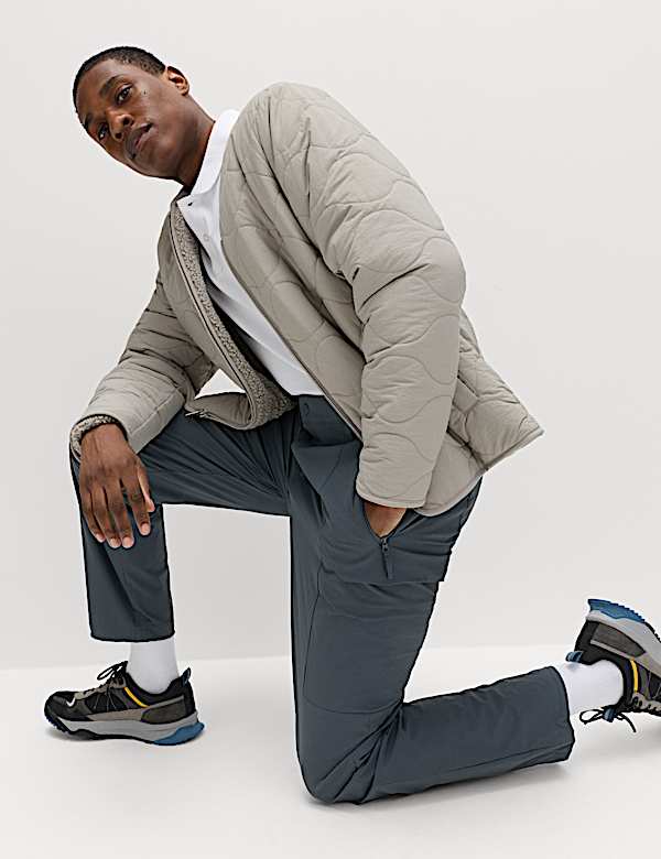 Straight Fit Technical Cargo Trousers - DK