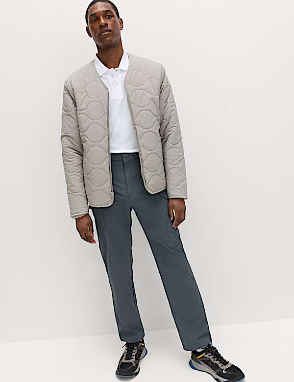 Straight Fit Technical Cargo Trousers - DK