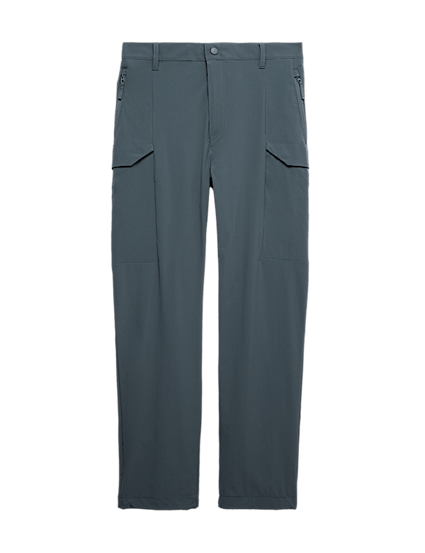Straight Fit Technical Cargo Trousers