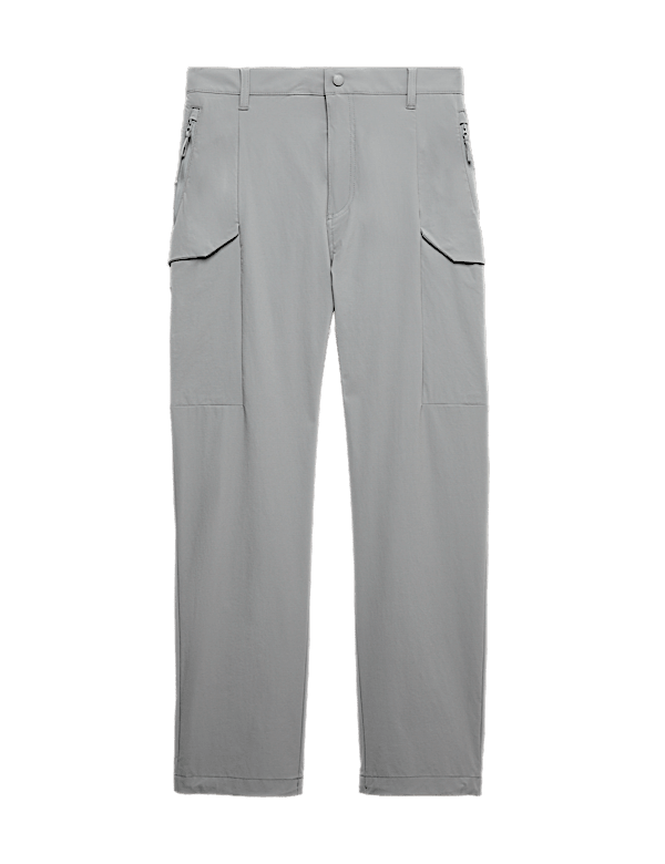 Straight Fit Technical Cargo Trousers