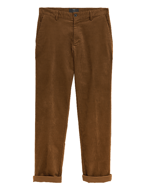 Regular Fit Corduroy Stretch Trousers