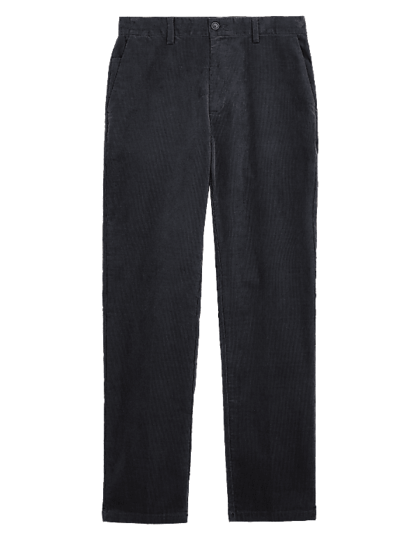 Regular Fit Corduroy Stretch Trousers
