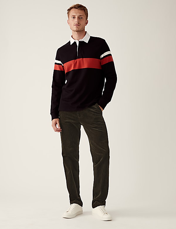 Regular Fit Luxury Corduroy Stretch Trouser