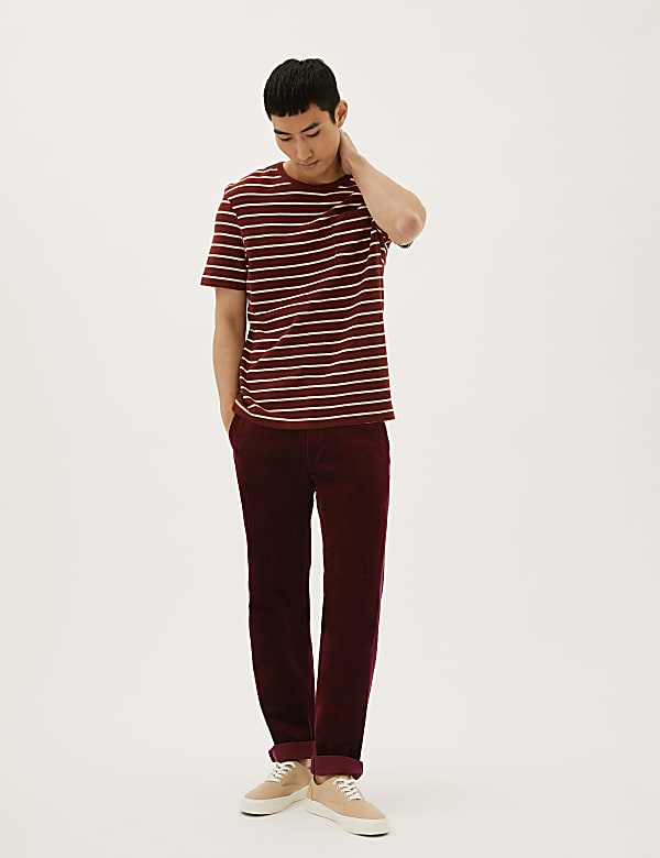Regular Fit Luxury Corduroy Stretch Trouser