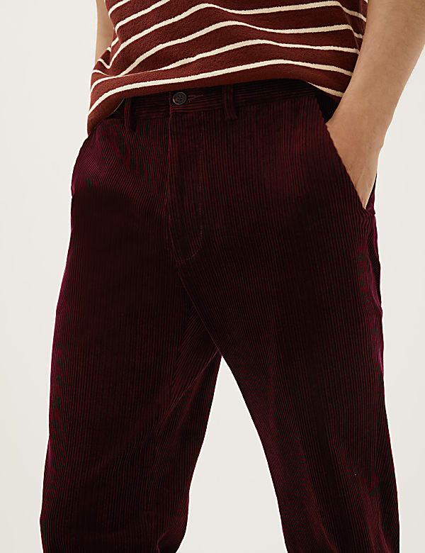 Regular Fit Luxury Corduroy Stretch Trouser