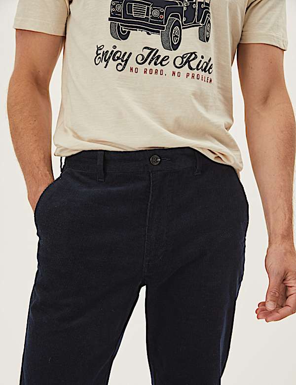 Regular Fit Corduroy Chinos