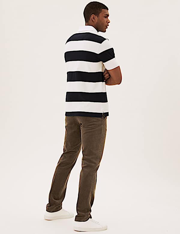 Regular Fit Lux Corduroy Stretch Trousers