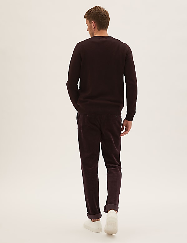 Regular Fit Lux Corduroy Stretch Trousers