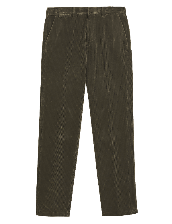 Regular Fit Lux Corduroy Stretch Trousers