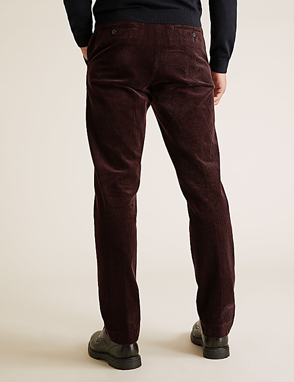 Regular Fit Lux Corduroy Stretch Trousers