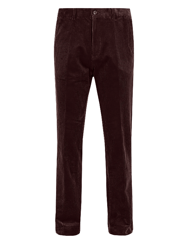 Regular Fit Lux Corduroy Stretch Trousers