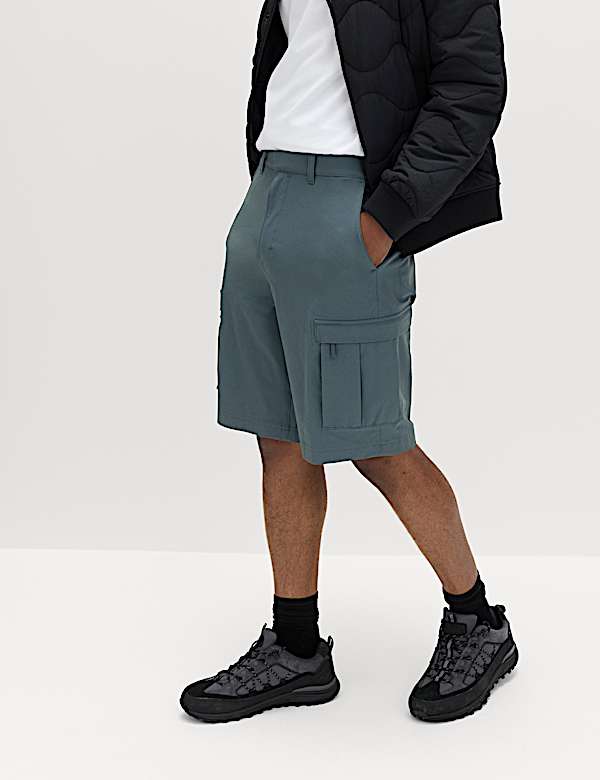 Straight Fit Cargo Shorts