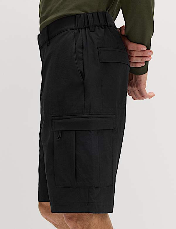 Straight Fit Cargo Shorts