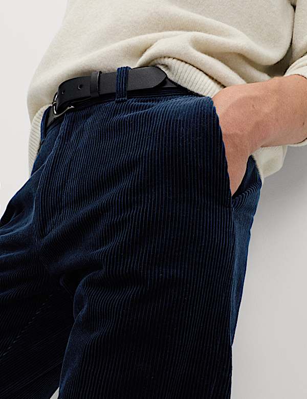Regular Fit Cotton Rich Luxury Cord Chinos