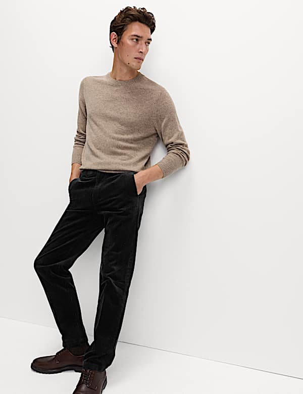 Regular Fit Cotton Rich Luxury Cord Chinos - NL