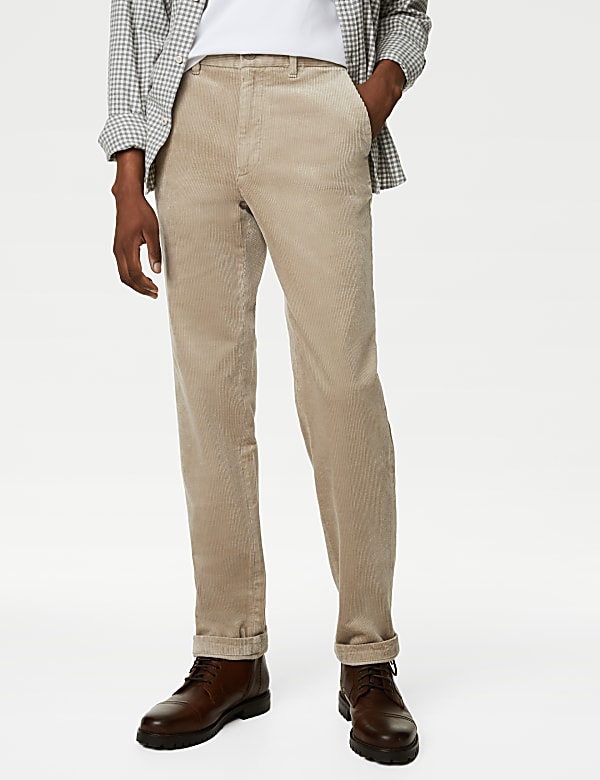 Regular Fit Luxury Corduroy Trouser - US
